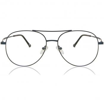 Pilot Montura Completa Metálica Azul para Hombre - Gafas Recetadas Anti-Azules - SmartBuy Collection