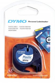 DYMO 12mm LetraTAG Plastic tape cinta para impresora de etiquetas - Cintas para impresoras de etiquetas