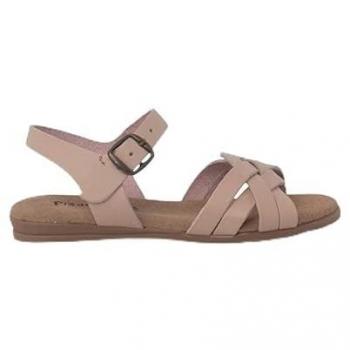 Sandalias Cerradas de Niña Pisamonas con Plantilla de Gel - Estilo Hippie - Tallas 28 a 41 en Color Beige
