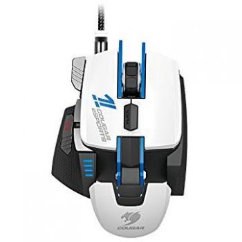 Cougar 700M eSPORTS USB Laser 8200DPI mano derecha Negro, Azul, Color blanco - Ratón