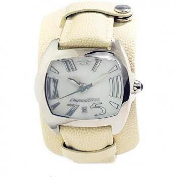 Chronotech Men's Watch CT2188M-20 (45mm) - White Unisex Design