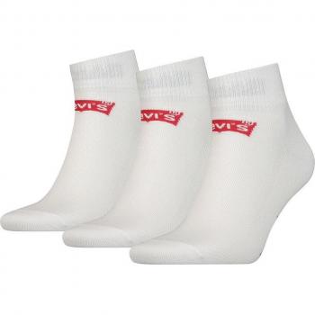 CALCETINES LEVIS PACK 3 TOBILLERO BLANCO
