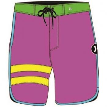 Hurley - Phantom Block Party 19, color verde,amarillo,morado, talla 36