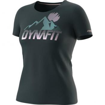 Camiseta de Manga Corta Dynafit Transalper Graphic para Mujer - Talla L - Color Blueberry