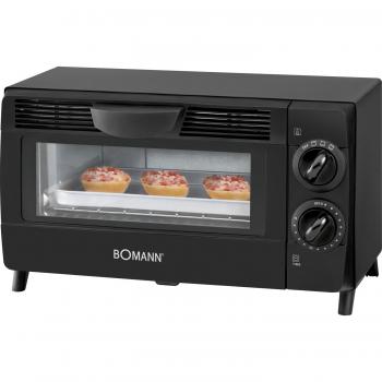 Bomann MB 2245 CB Horno de sobremesa, Capacidad 8 litros, 800 W, Negro