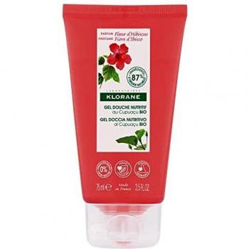 Klorane Gel de ducha nutritivo con manteca de Cupuaçu orgánica con flor de hibisco 75ml