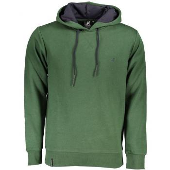 U.S. Polo Assn. Grand Polo Elegant Green Hooded Sweatshirt with Embroidery - 3XL