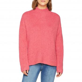 SELECTED FEMME Slfregina LS Knit O-Neck Noos, suéter para Mujer, Rosa