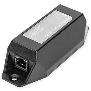 Repetidor DIGITUS PoE + - alcance +100 m - en cascada hasta 500 m de alcance total