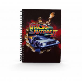 Libreta Efecto 3D Regreso Al Futuro 2 Delorean SD Toys
