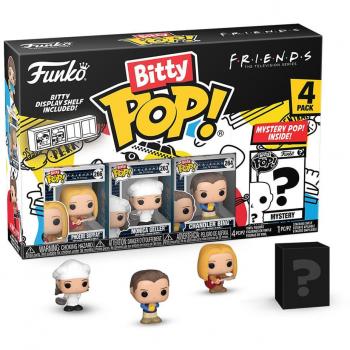 Funko Bitty Pop! Friends 4-Pack Series 4: Phoebe Buffay, Monica Geller, Chandler Bing
