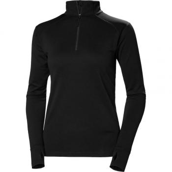 Helly Hansen Women's Lifa Tech Lite 1/2 Zip Sweatshirt Black XS