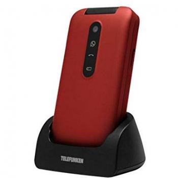 Telefunken TM 360 Cosi - Teléfono Móvil, 1 GB, Internet, USB, Radio, Camera, Wifi, Rojo