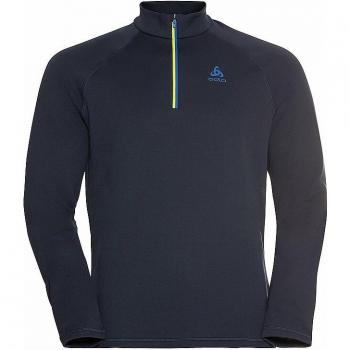Odlo Besso Sudadera Térmica 1/2 Cremallera para Hombre, Color Azul Marino, Tamaño XXL