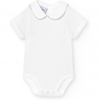 Pack de 2 bodys de bebé manga corta cuello pique Babidu