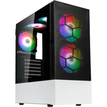 Caja ATX Kolink Observatory MX Mesh ARGB Negro/Blanco
