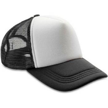 Gorra de Camionero para Hombre Core Detroit 1/2 Malla Talla Única Blanco/Negro