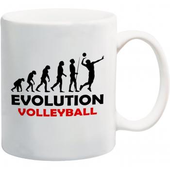 Evolución de voleibol taza regalo present