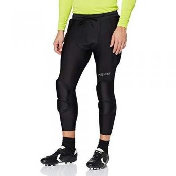 Reusch CS 3/4 Short Soft Padded Pantalones de Portero, Negro, M Unisex Adulto