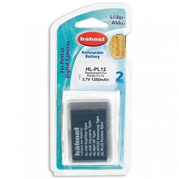 Hähnel HL-PL12 - Batería Li-Ion para Pentax D-Li2, 3.7V, 1250mAh