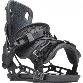 Fijaciones de Snowboard Flow NX2 Fusion (negro) - Montaje, diseño ligero, sistema de entrada rápida, ajuste personalizado, soporte lateral mejorado, base flexible y cómoda