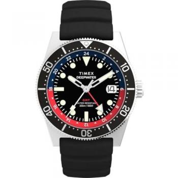 Timex Deep Water Reef 200m Men's Quartz Watch with Rubber Strap and Sapphire Crystal