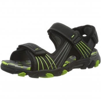 Superfit Boys’ Henry Ankle Strap Sandals, (Schwarz 01), 4 UK