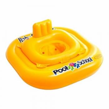 Flotador de bebé Intex Amarillo 79 x 23 x 79 cm (12 unidades)