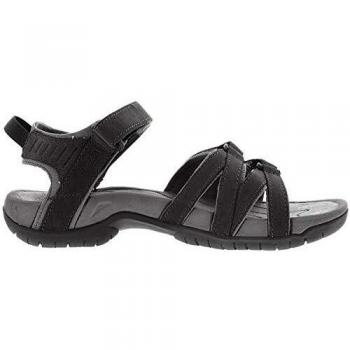 Sandalias de montaña Teva Tirra Leather para mujer en color negro