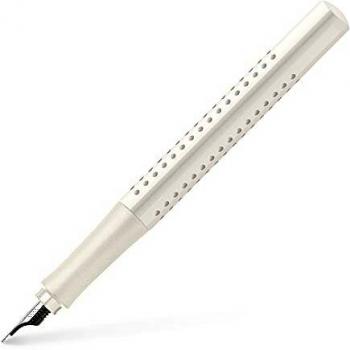 Estilográfica Faber-Castell Grip 2010 HARMONY Trazo M Blanco