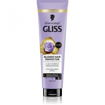 Schwarzkopf Gliss Blonde Hair Perfector Regenerating Mask for Bleached or Highlighted Hair 150 ml