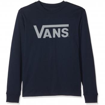 Vans_Apparel Vans Classic Ls, Camiseta para Niños, Azul