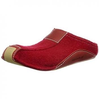HaflingerPocahontas - pantuflas sin forro Unisex adulto
, color Rojo, talla 46