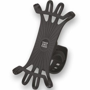 Soporte Universal de Smartphone hasta 7” para Bicicletas/Patinetes Tech One Tech TEC2840 - Diseño Antideslizante y Antivibración - Color Negro
