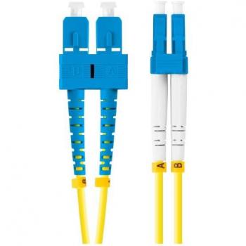 FO-SULU-SD11-0010-YE Cable de Fibra Óptica 1m SC LC G.657.A1 Amarillo