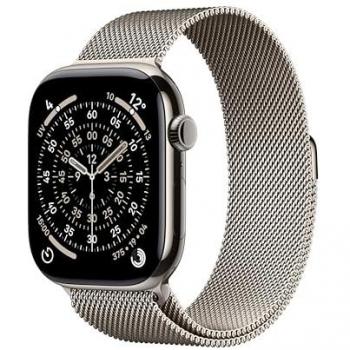 Apple Watch Series 11 Smartwatch GPS + Cellular 46mm Titanio Natural con Bucle Milanés M/L