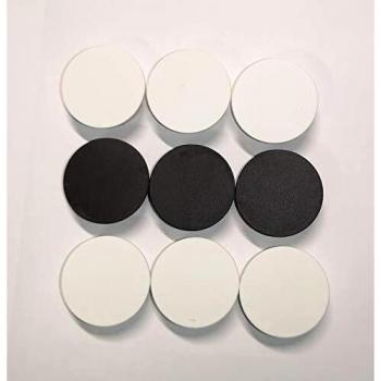 STECKEL® 9 unidades (6 unidades de color blanco y 3 negros), tapa protectora contra el polvo para enchufes limpios, regletas, enchufes múltiples, protección contra salpicaduras, diseño