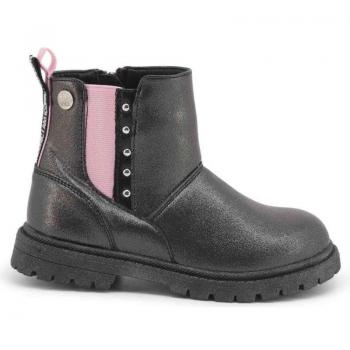 Botines de Niña Shone 6372-032 Negros para otro/invierno