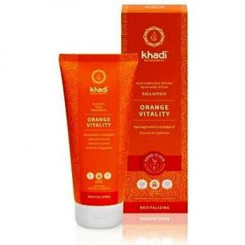 Khadi CHAMPU VITALIDAD-Naranja 200ml, Negro, 200 ml