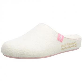 Eco-Friendly Beige Women's Slippers - 90% Recycled RPET Polyester