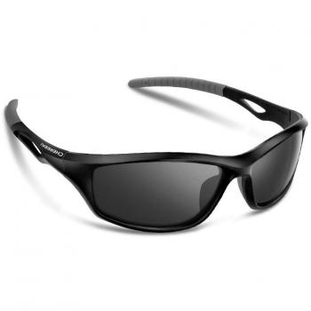 Gafas de Sol Deportivas, CHEREEKI Gafas de Sol Deportivas Polarizadas con Proteccion UV400 & marco TR90 Irrompible. Para Hombre y Mujer, Deportes al aire libre, Pesca, Ski, Conducción, Golf, Salir A Correr, Ciclismo, Acampada