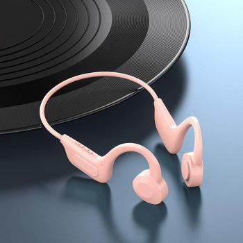 Auriculares Inalámbricos Bluetooth de Conducción Ósea Deportivos, Impermeables, con Micrófono y Baja Latencia, Estéreo