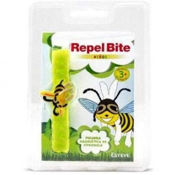 REPEL BITE NIÑOS pulsera citronela. Pulsera AntImosquitos. Elástica y flexible. Para muñeca y tobillo. Citronela. Resistente al agua. Duración 3 semanas.