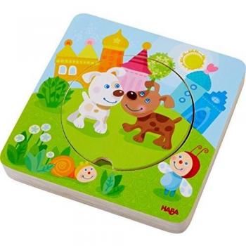 Puzzle de Madera Multicolor de Animales Infantiles