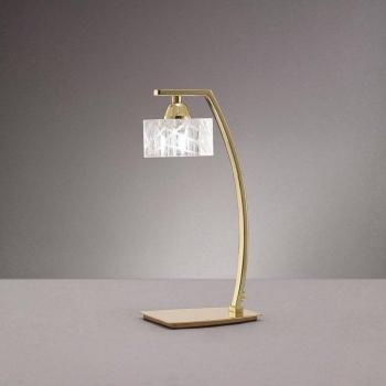 Lámpara de mesa Zen 1 Bombilla G9, latón pulido