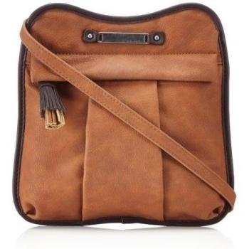 Tamaris TATU Crossover Bag 1122141-441 - Bolso al hombro para mujer, color marrón, talla 21x22x6 cm