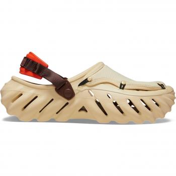 Zuecos Crocs Echo Ripstop para Hombre - Beige - Talla 43-44 - Goma