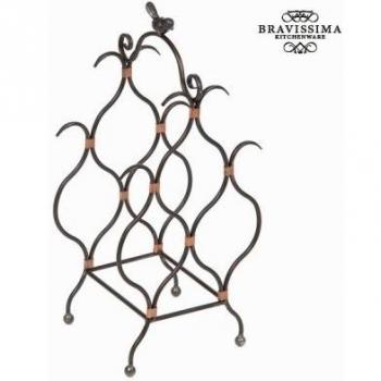 Portabottiglie metallo 3 bottiglie - Art & Metal Collezione by Bravissima Kitchen
