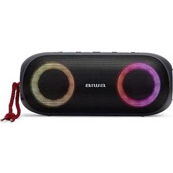 Aiwa BST-650 - Altavoz TWS Bluetooth Compacto, Duradero y Potente con tecnología Hyper Bass,