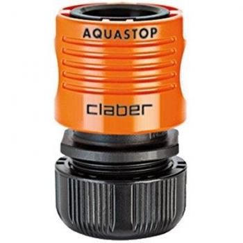 Conector Rápido Aquastop 5/8 para Manguera de Jardín Claber 8566